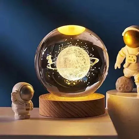 Crystal Ball Night Light Desktop Lamp