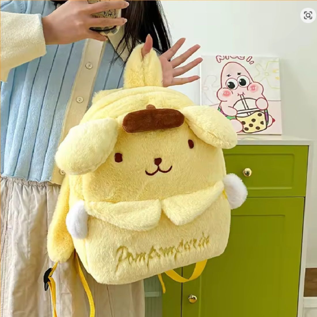 Hello Kitty My Melody Kuromi Plush Backpack