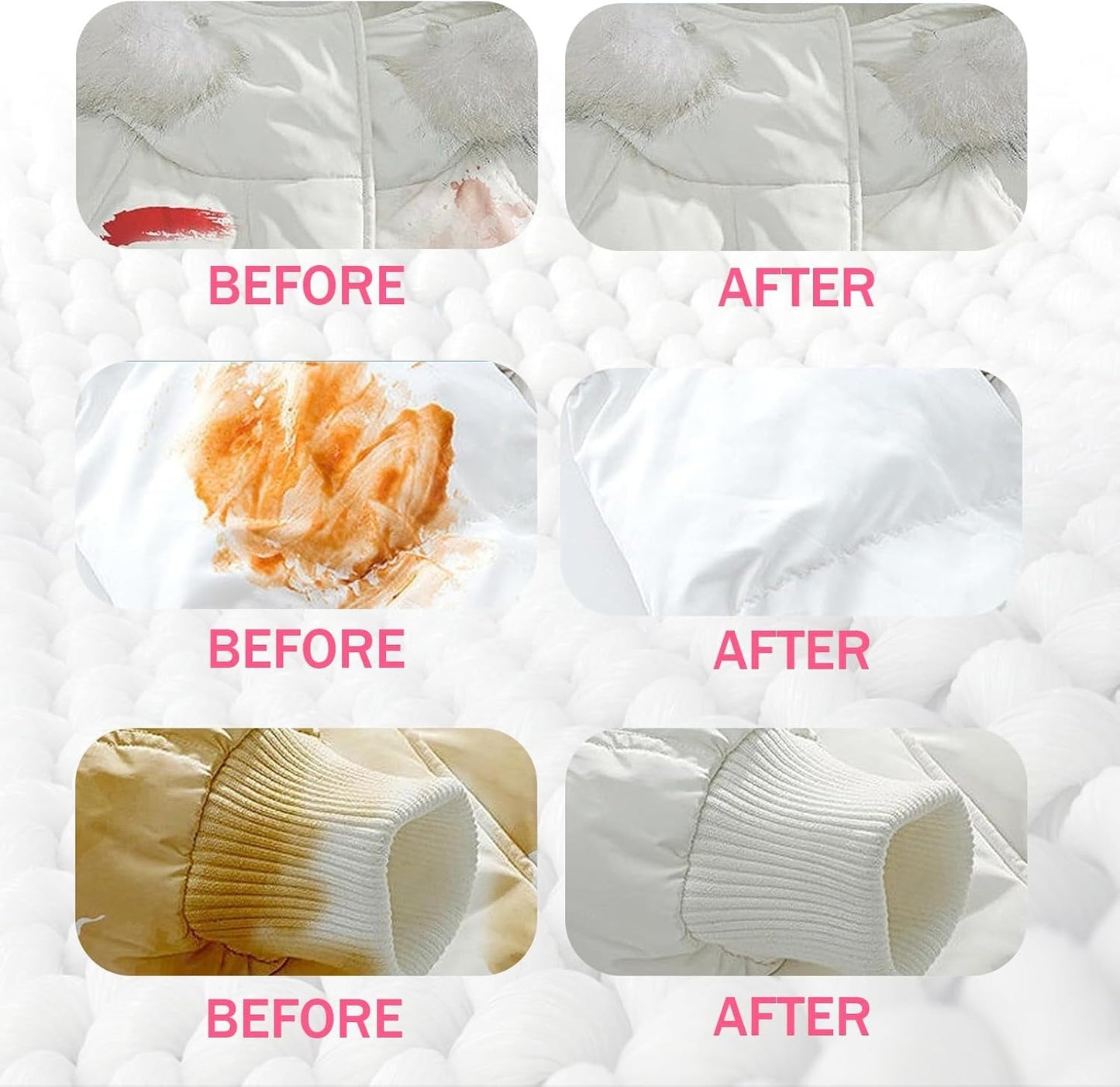 10pcs Effervescent Clothes Stain Remover Tablets Powerful Laundry Cleaning Solution