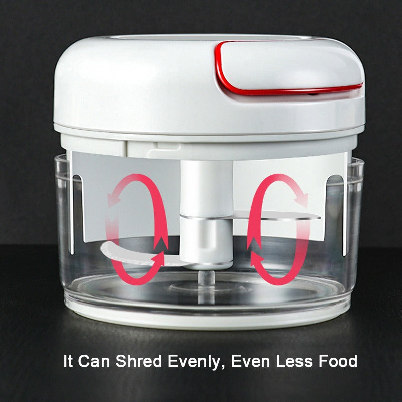 Mini Food Chopper – Hand-Powered Meat Grinder, Mincer, Mixer Powerful & Portable Kitchen Tool