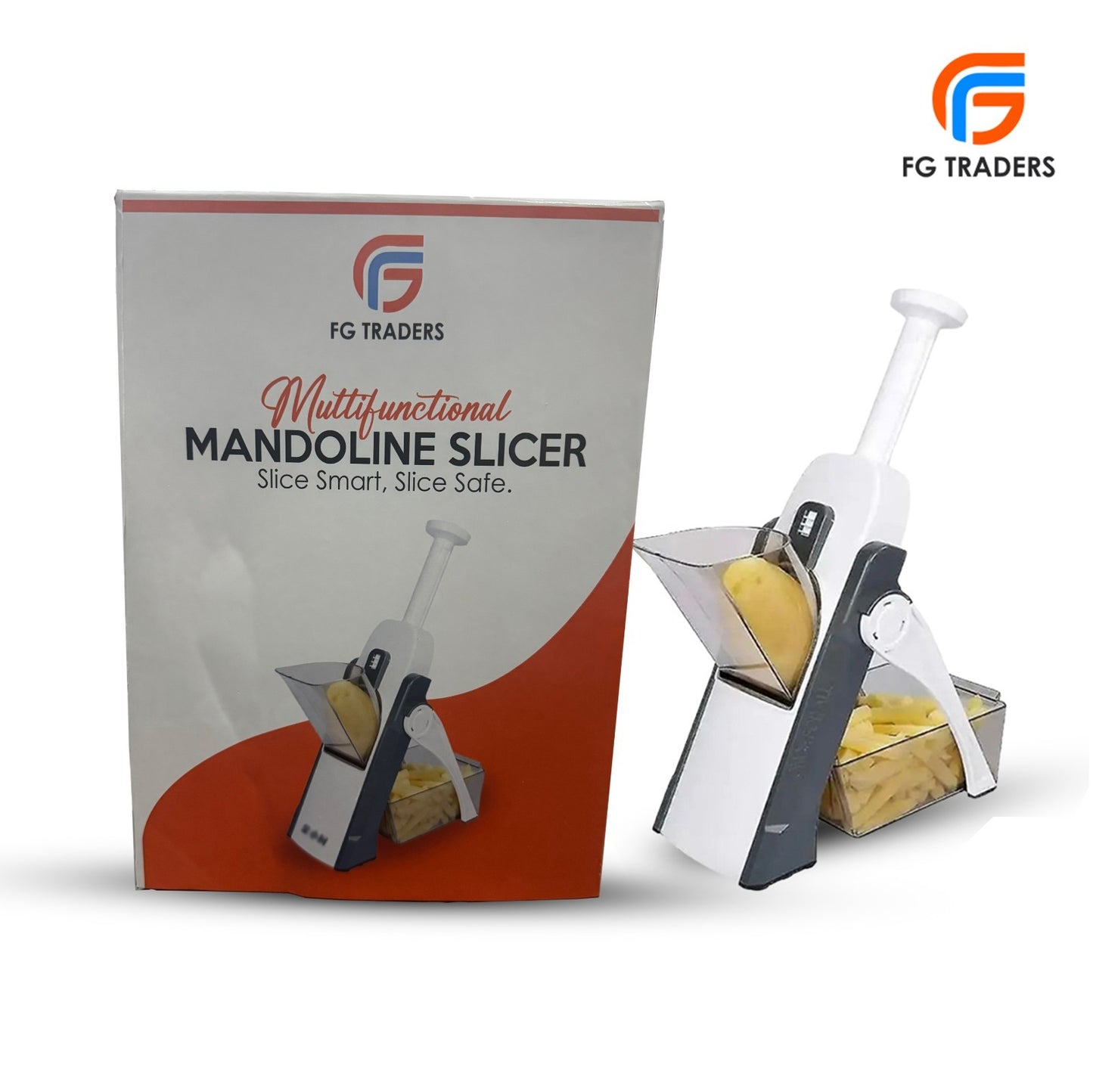 Safe And Multifunctional Mandoline Slicer Adjustable Vegetable Cutter