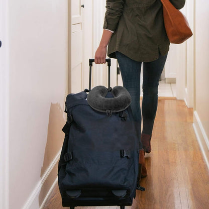 HOMEWINS 100% Pure Memory Foam Travel Pillow