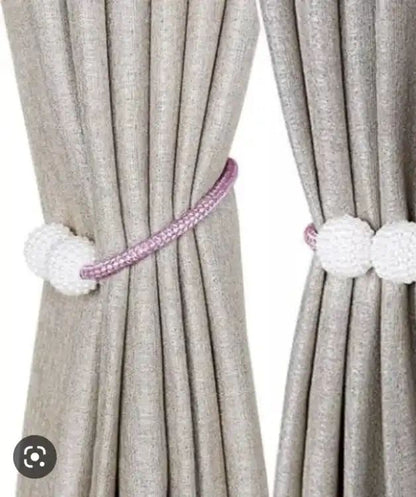 1 Pair Random Color Magnetic Curtain Tieback Curtains Holder