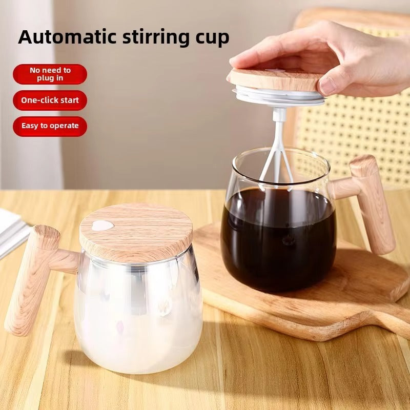 Self Stirring Coffee Mug – Electric Automatic Mixing Cup for Coffee, Milk, & Drinks