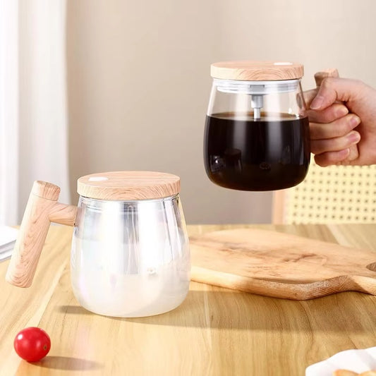 Self Stirring Coffee Mug – Electric Automatic Mixing Cup for Coffee, Milk, & Drinks