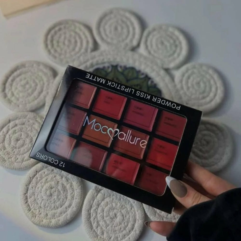 Mocallure 12-Color Lip Palette / Long-Lasting Professional Lip Kit For Every Mood