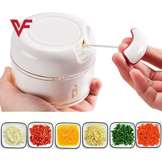 Mini Food Chopper – Hand-Powered Meat Grinder, Mincer, Mixer Powerful & Portable Kitchen Tool