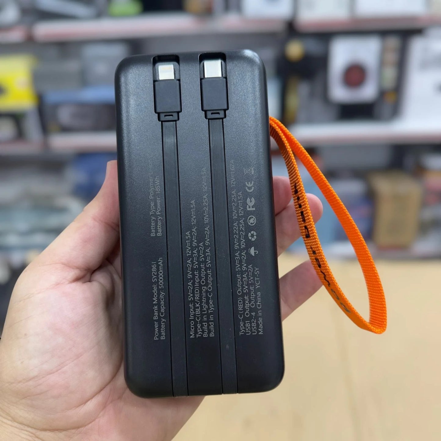 Enker 50000mAh Power Bank – Ultra High Capacity, Fast Charging, Lithium Battery Portable Charger