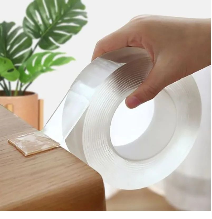Nano Tape 3 Meter - transparent Ivy Grip Double sides silicone Adhesive Tape - Magic Tape