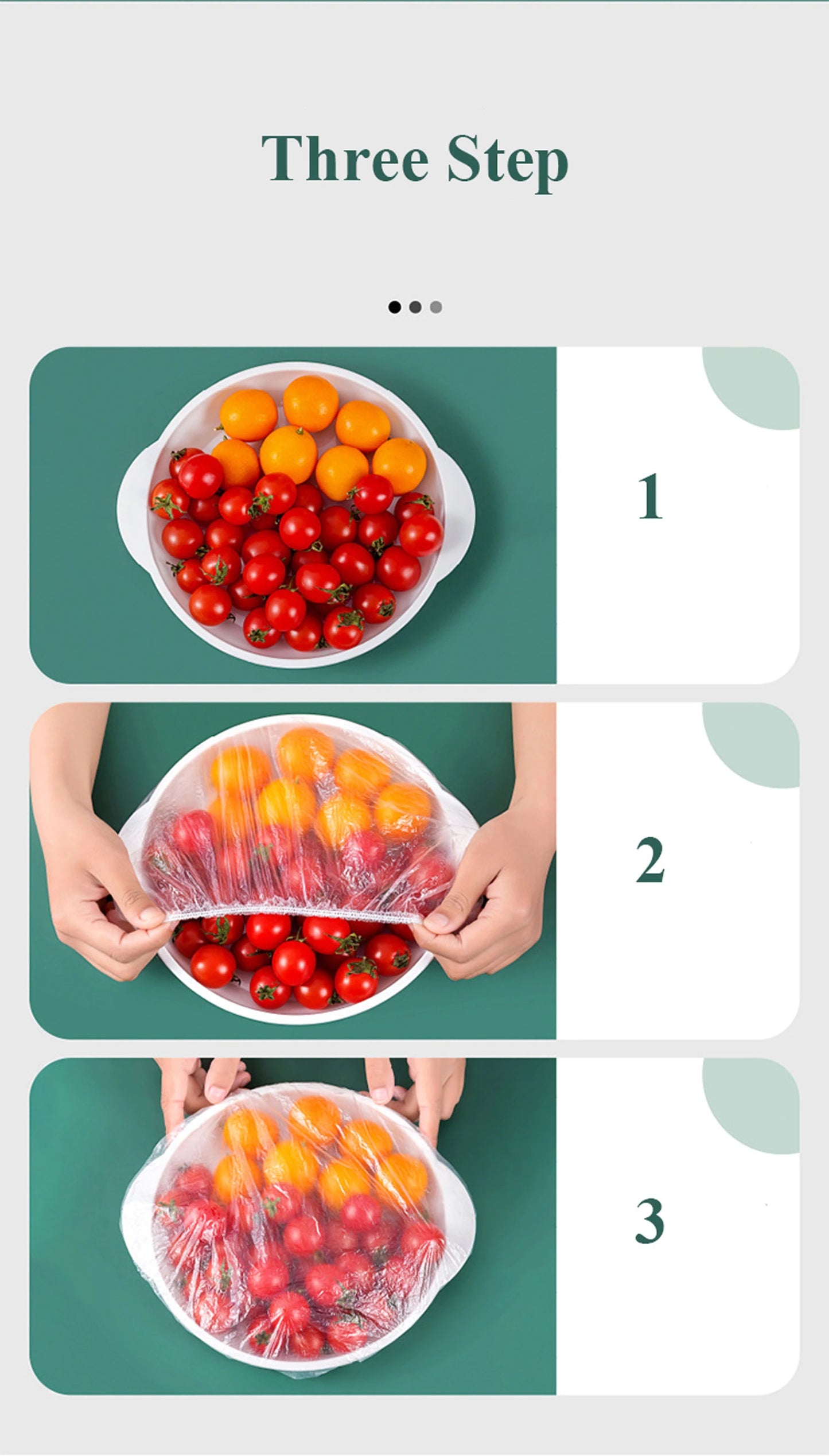 Disposable Plastic Bag Food Cover Wrap Elastic Food Bags