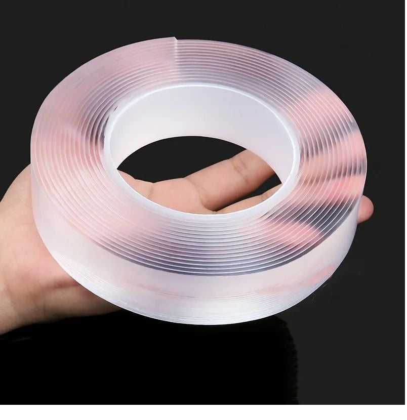 Nano Tape 3 Meter - transparent Ivy Grip Double sides silicone Adhesive Tape - Magic Tape