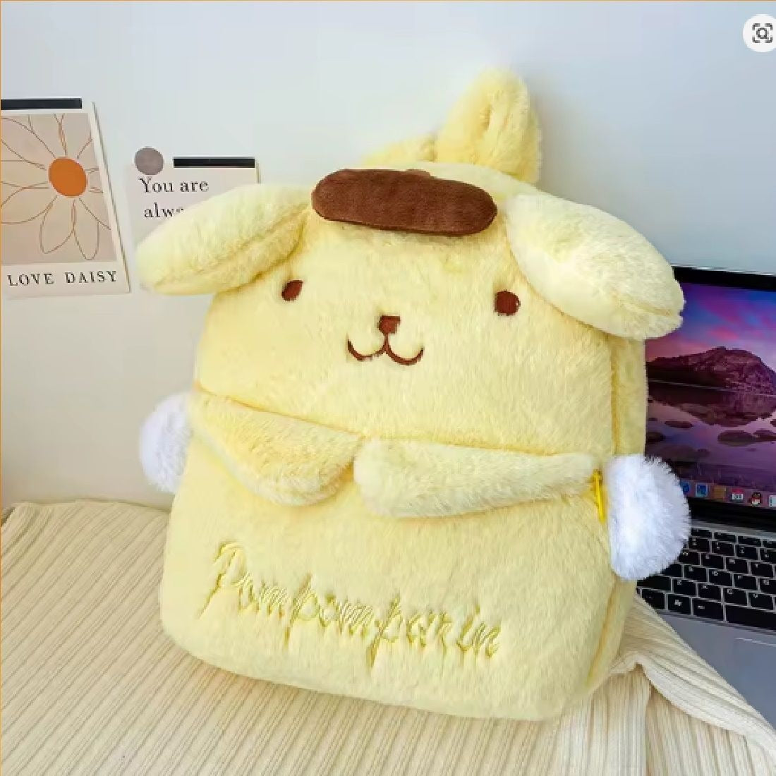 Hello Kitty My Melody Kuromi Plush Backpack