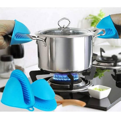 Silicone Heat Resistant Glove Clip – Non-Slip Insulation Pot & Bowl Holder, Cooking and Baking Oven Mitt