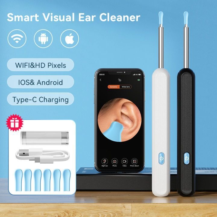 SmartScan Wireless Ear Cleaner with Camera Wireless Otoscope 1080P HD