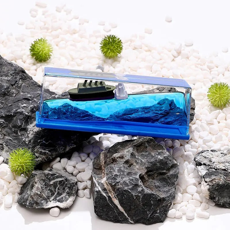 Cruise Ship Fluid Drift Bottle Hourglass