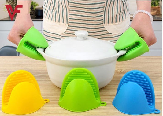 Silicone Heat Resistant Glove Clip – Non-Slip Insulation Pot & Bowl Holder, Cooking and Baking Oven Mitt