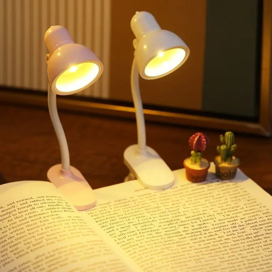 Mini Studying Lamp Mini Book Light With Clip Portable Led Reading Lamp
