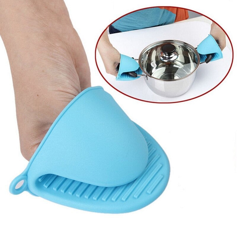 Silicone Heat Resistant Glove Clip – Non-Slip Insulation Pot & Bowl Holder, Cooking and Baking Oven Mitt