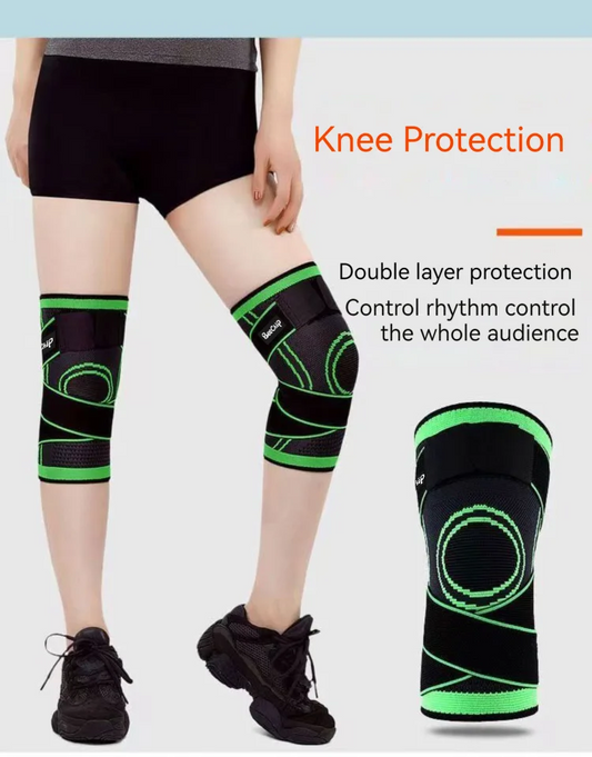 Knee Support Band For Pressure Weaving With 3D Weave Protection Against Injury Pressure Adjustable Knee Support For Men And Women