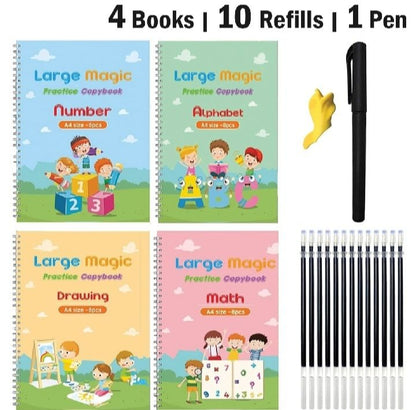 Sank Magic Book Reusable Handwriting Book Set for Kids