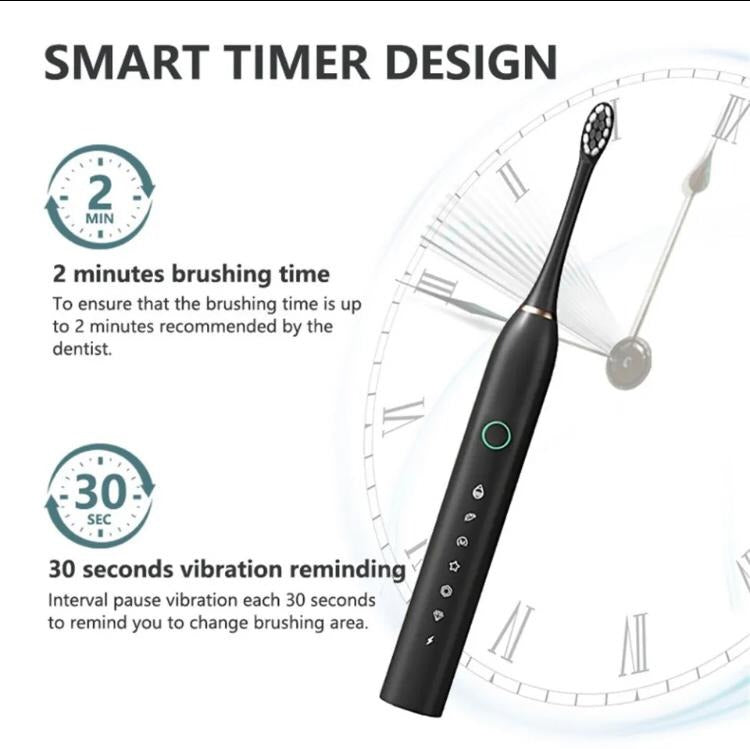 Smart Electric Toothbrush – 6 Modes, Whitening & Waterproof