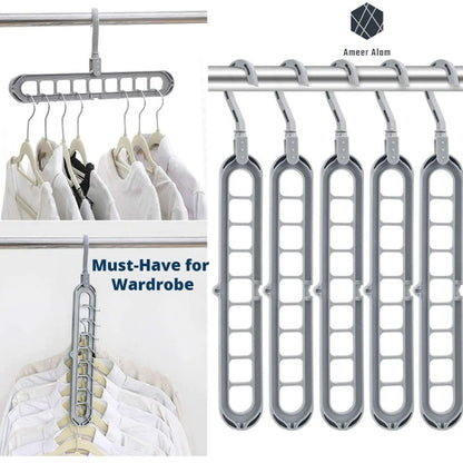 Hole Hanger Multifunction Magic Clothes Hanger