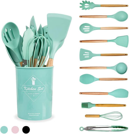 Silicone spoon set kitchen set
