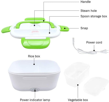 Portable Electric Lunch Box Tiffin Box Electronic Heating Lunch Box