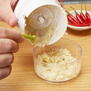 Mini Food Chopper – Hand-Powered Meat Grinder, Mincer, Mixer Powerful & Portable Kitchen Tool