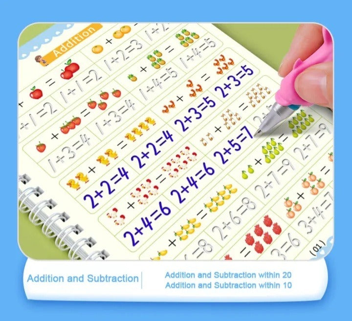 Sank Magic Book Reusable Handwriting Book Set for Kids