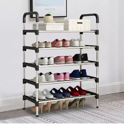 5 Layer Stainless Steel Layer Shoe Rack