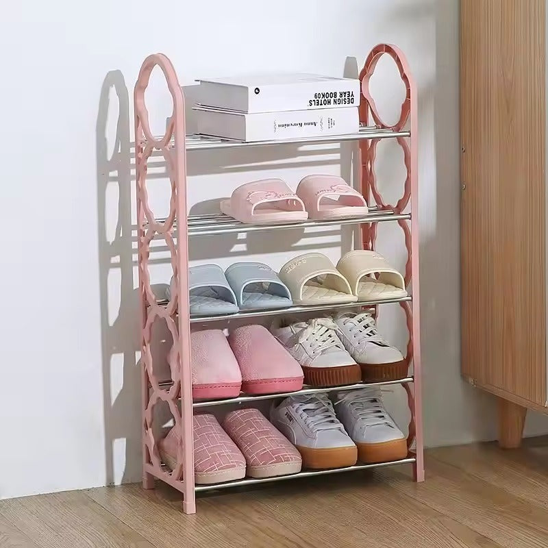 5 Layer Stainless Steel Layer Shoe Rack