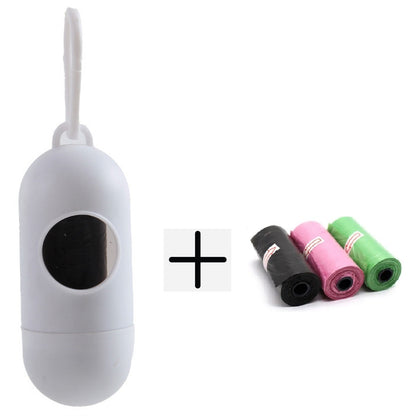 Portable Diaper Bag Dispenser with 2 Refill Rolls Travel Baby Poop Bag Holder