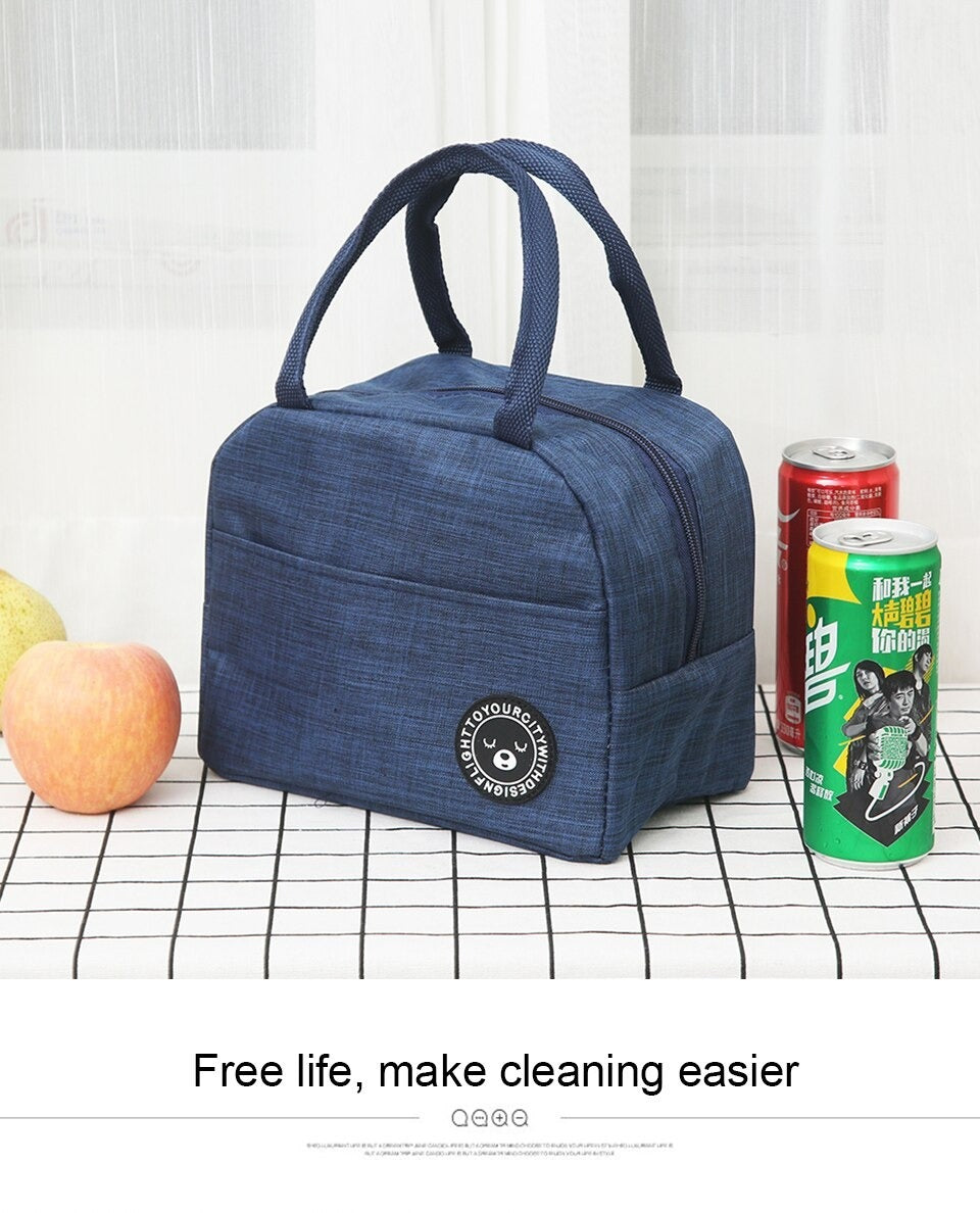 Portable Thermal Insulated Lunch Bag