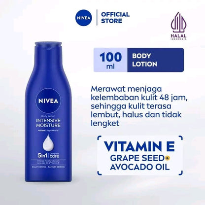 Nivea Body Lotion For All Skin Types 100ml | Hydrating And Nourishing Liquid Lotion For Smooth, Soft, And Healthy Skin