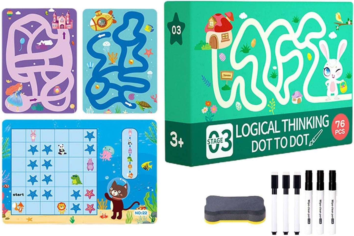 Kids Magical Education Learning Book | Pre School Toddler Copybook